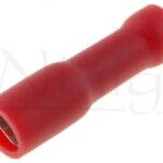 Juhtmeotsik 2,8mm isoleeritud, punane