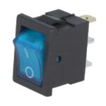 Klahvlüliti 19x13mm ON-OFF 3A 250V sinine