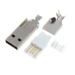 Pistik USB-A kaablile, joodetav