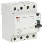 Rikkevoolukaitse 4P,63A, 30mA, A, AEG
