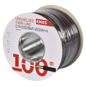 Kõlarikaabel 2x1,0mm2 Cu must/punane
