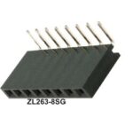 Trükkplaadi ridapesa 1x 8pin, samm 2,54mm, 90`