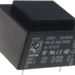 Trafo 230/12V;217mA 2,6VA Hahn