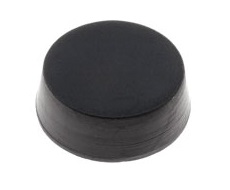 Kummist jalg Ø10x4,5mm isekleepuv