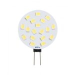LED Lamp G4, 2W, SMD 2835, 180°, DC12V 220lm, 3000K soe valge
