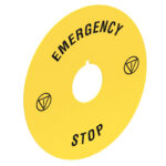 Emergency-Stop kollane ketas Ø60mm Lovato