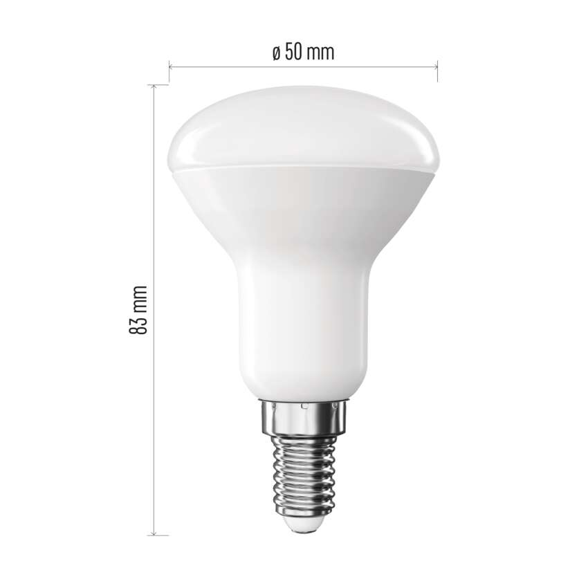 Led lamp EMOS R50 E14 4.2W 400Lm valge - Image 3