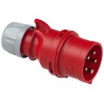 Pistik 32A 5P 400V PCE 025-6