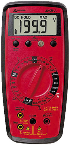 Multimeeter AMPROBE 37XR; LCD 4,75 digit (9999); Bargraph:41 segm.
