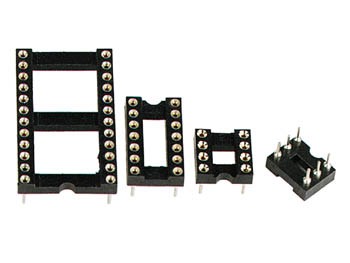 Mikroskeemi pesa DIL24PZ kullatud