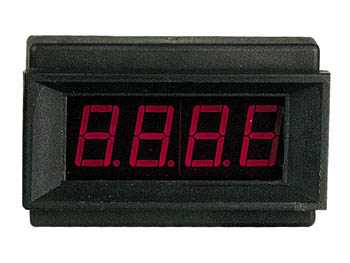 Voltage panel meter PMLED/5 68x44mm 5V