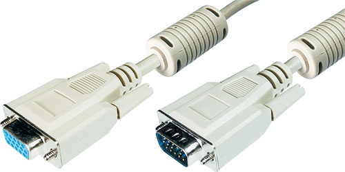 Monitori kaabel VGA D-Sub 15pin HD pistik/pesa  1,8m