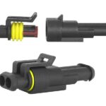 Superseal komplekt 2 kontakti 1.5mm2 14A 24V IP67