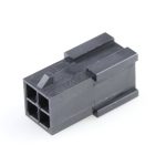 Pistik Micro-Fit 3.0; 4PIN; isa, kaablile, ilma kontaktideta