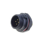 SP13; isa;  4PIN; IP68; 5A/250V; paneelile, väliskeere