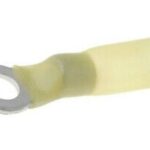 Juhtmeotsik rõngas 5,3mm kollane, termokahanev, 4÷6mm2