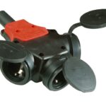 Jätkupesa m-ga, kumm, 3-ne, IP44 PCE