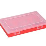 Sortimendi karp 290x185x46mm  9 sektsiooni, punane