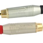 Pistik RCA AMPHENOL 3..7mm 2.5mm2 kullatud hall