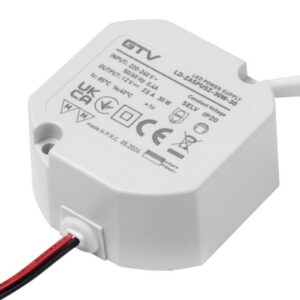 Toiteplokk LED lampidele 12V/30W, IP20, d49x26mm