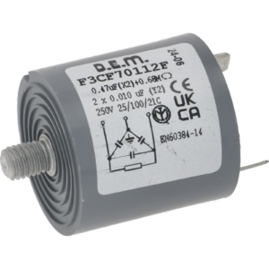 Toitefilter 16A/250V; 0.68M; 0.47µF+2x0.010µF; F3CF70112
